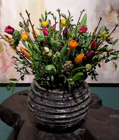 Bont voorjaarsboeket