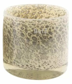 DUTZ COLLECTION WAXINELICHTHOUDER BEIGE EN WIT