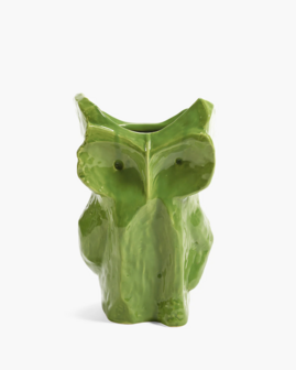 Serax vaas uil maat S groen